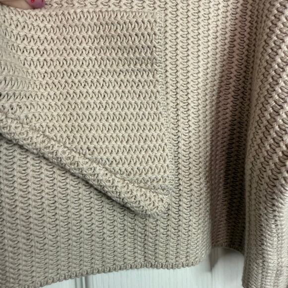 SER.O.YA Agnes Off The Shoulder Sweater Cropped Women XS Tan Knit Soft NWT - Picture 7 of 9